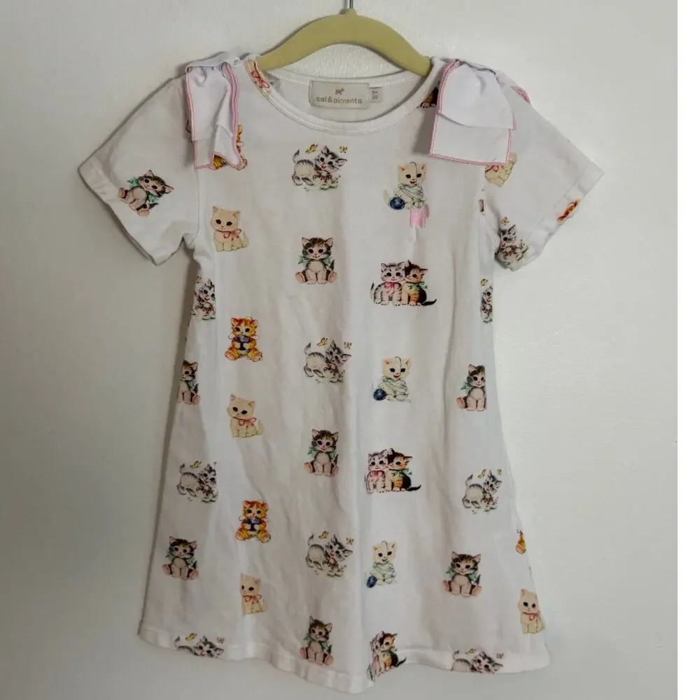 Sal & Pimenta Cat Dress size 5T